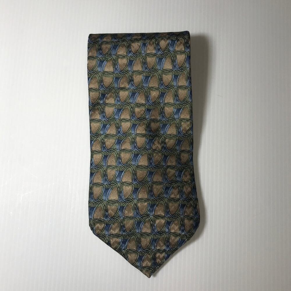 Artisphere by Charles Vinson Retro Abstract Silk Wide Necktie 56"